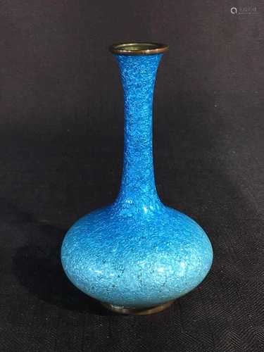 Chinese Colbalt Blue Porcelain Charger