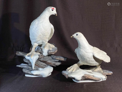 Pair Boehem Birds