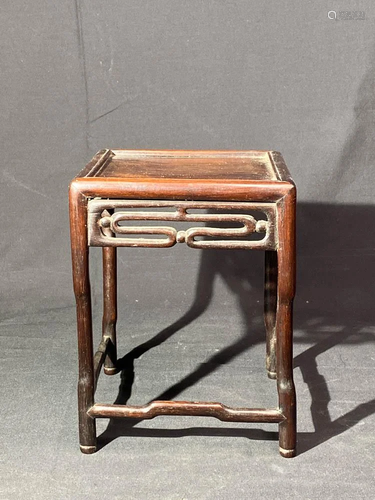 Chinese Rosewood Square Stand