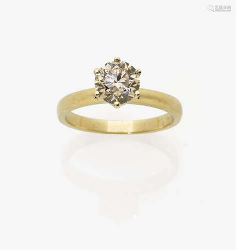 A Diamond Solitaire Ring