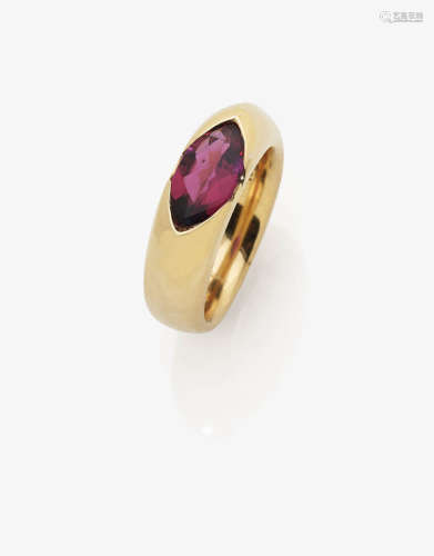 A Rubellite Ring