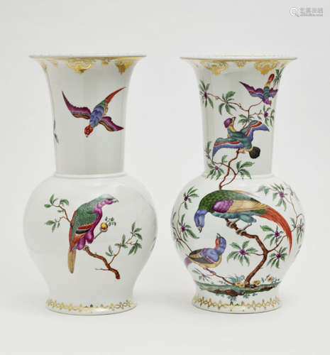 A pair of vases