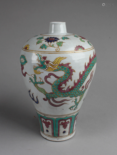 Chinese Porcelain Meiping Vase