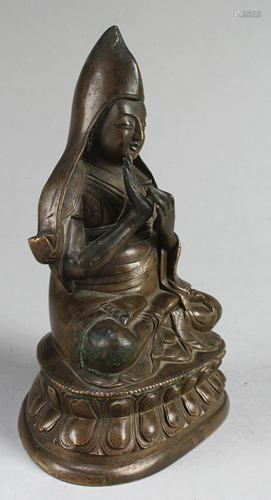 Antique Chinese Bronze Buddha Statue