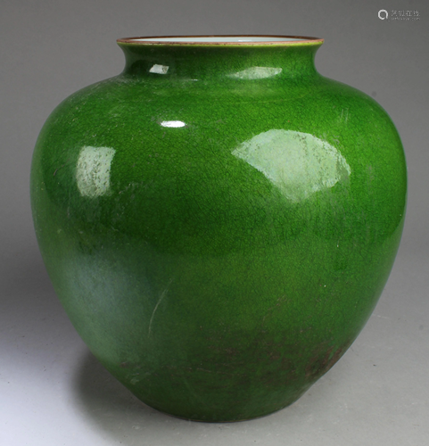 Chinese Crackleware Porcelain Jar