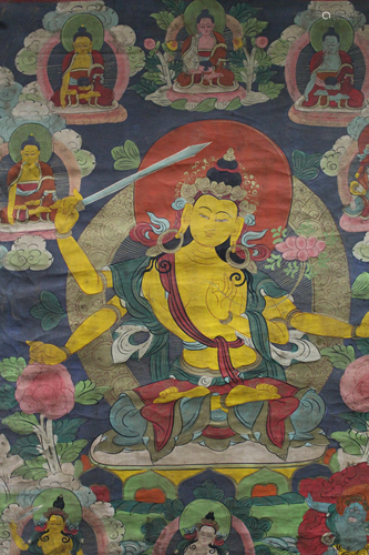 Chinese Tibetan Thangka