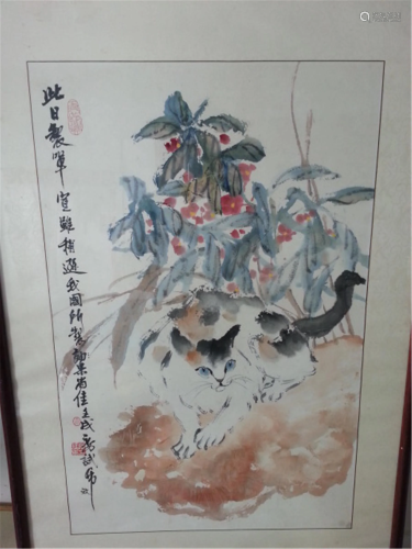 A Chinese hand paint