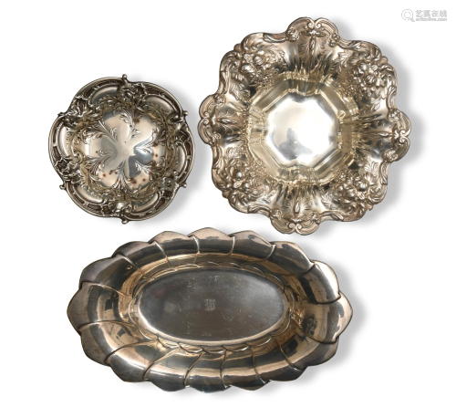 Reed & Barton, 3 Sterling Silver Dishes