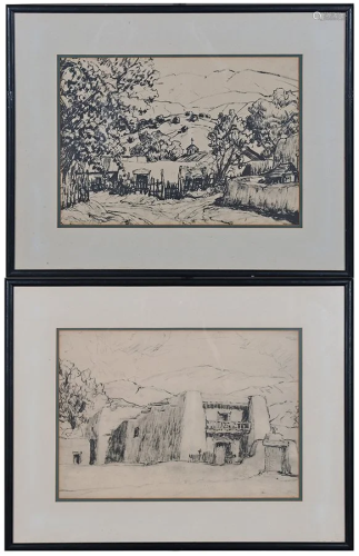 2 Carl von Hassler, Stone Lithographs