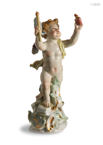 Meissen, Cupid with Heart on a Storm Day, R1…