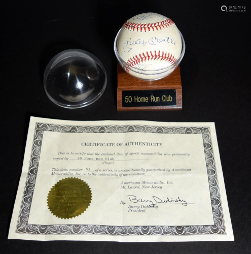 '50 Home Run Club' Autographed Baseball