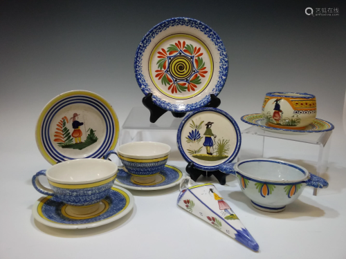 11 Henriot & HB Quimper French Faience P…