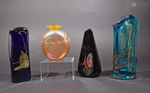 4 Studio Glass, Abelman, Glass Eye, R. Held