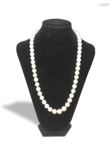South Sea Pearl Matinee Necklace with 1…