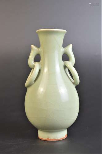 A LONGQUAN CELADON VASE SONG DYNASTY