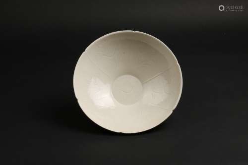 A TING LOBED BOWL