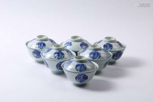 A COLLECTION OF BLUE AND WHITE TUREENS GUANGXU PERIOD