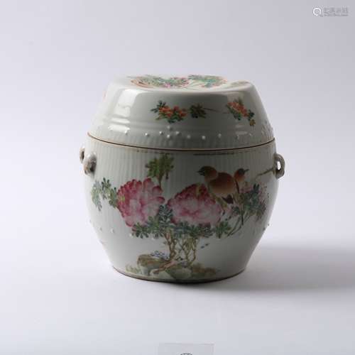 A LIGHT ENAMEL JAR GUANGXU PERIOD