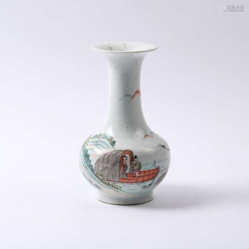 A FAMILLE ROSE DECORATIVE VASE GUANGXU PERIOD