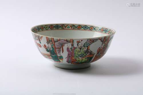 A FAMILLE ROSE BOWL GUANGXU PERIOD