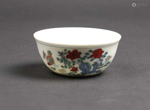 A DOUCAI CHICKEN CUP