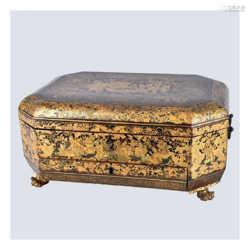 Chinese Export Sewing Box