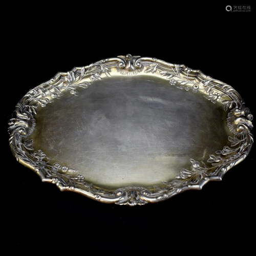 J.C. Klinkosch, Austrian 800 Silver Tray