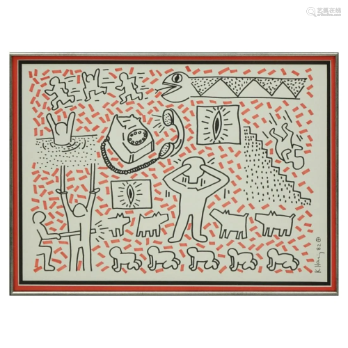 After: Keith Haring, American (1958-1990)