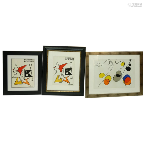 Three (3) Alexander Calder (1898 - 1976) Prints