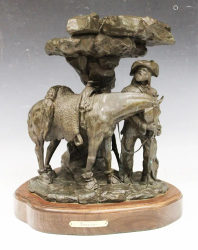 SANDERS BRONZE SCULPTURE