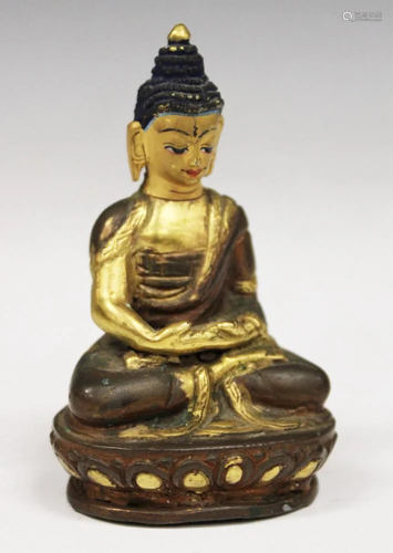 SINO-TIBETAN COPPER FIGURE, 3