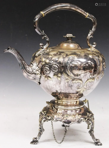 VINTAGE SILVERPLATED TEAOT WIT…