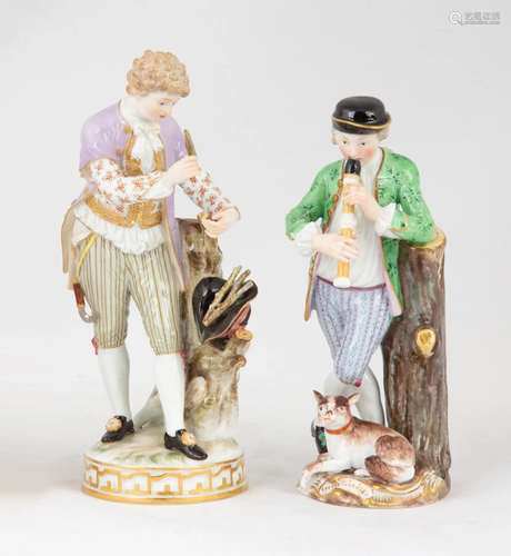 Pair of Meissen Figures