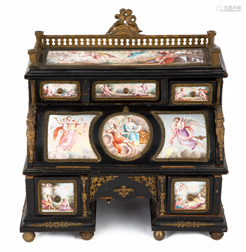 Fine Austrian Desk Cabinet