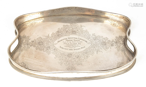 Rochester Horse Show Silver Tray