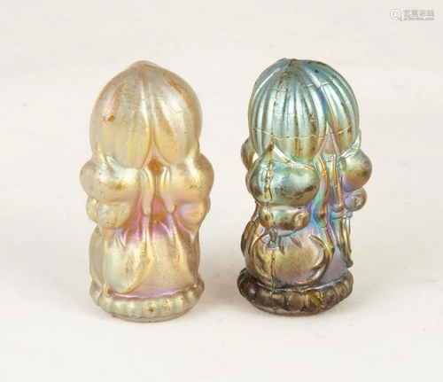 Two Tiffany Studios Scarab Seals