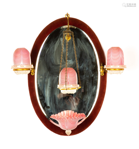 Clark's Ferry Patent Mirrored Wall Sconces