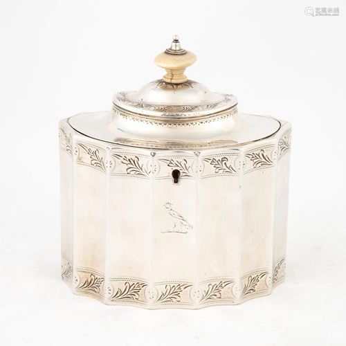 Sterling Tea Caddy by Hennell