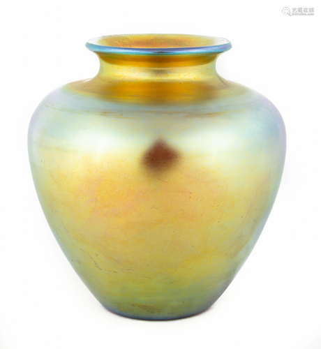 Steuben Gold Aurene Vase