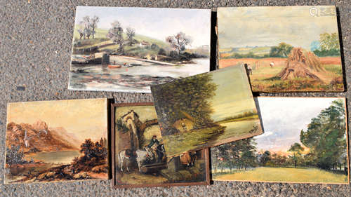 6 various oil paintings (6)