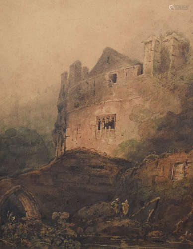 John Sell Cotman (1782-1842), 'Chepstow Castle', watercolour, 20 x 24cm, Provenance: ex collection