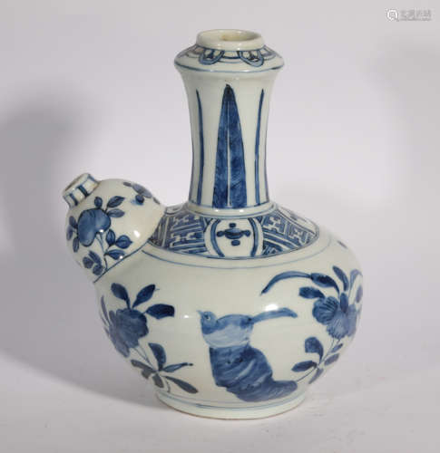 A BLUE AND WHITE KENDI WANLI PERIOD