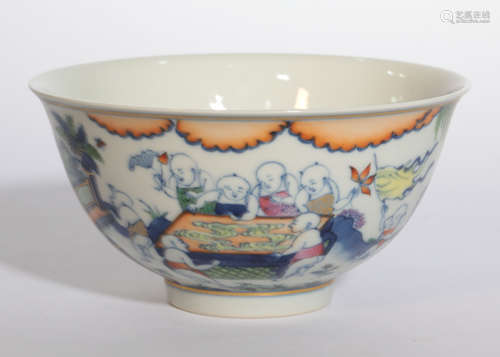 A DOUCAI BOWL QIANLONG PERIOD