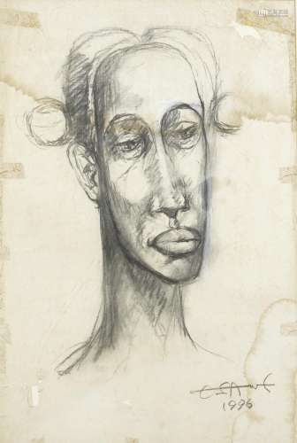 Ben Osawe(Nigerian, 1931-2007) Head study (Mask)