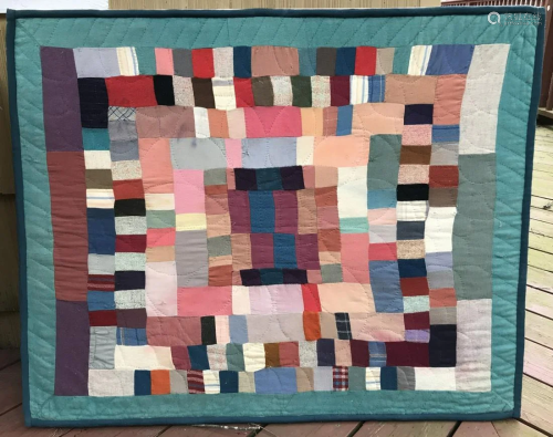 Antique 20th C American Handmade Quilt…