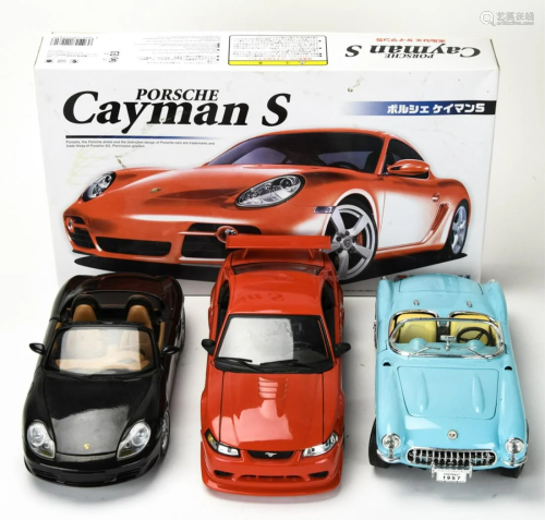 Metal Car Models Porsche, Corvette, Mustan…