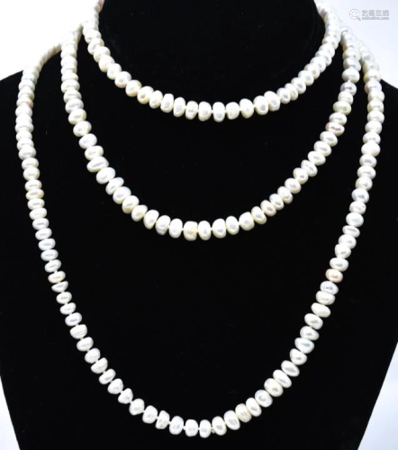 Hand Knotted Baroque Pearl Opera Lengt…