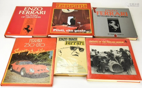 6 Ferrari Coffee Table / Reference Books