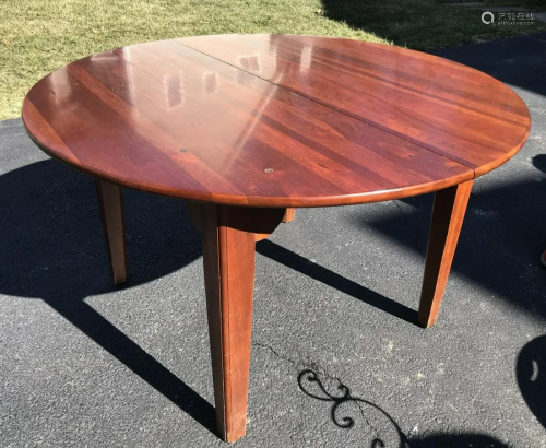 French Country Mahogany Tone Dining Table