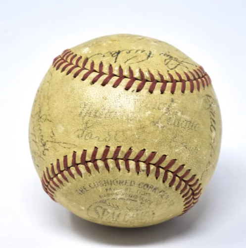 1941 New York Giants Team Signed Baseball